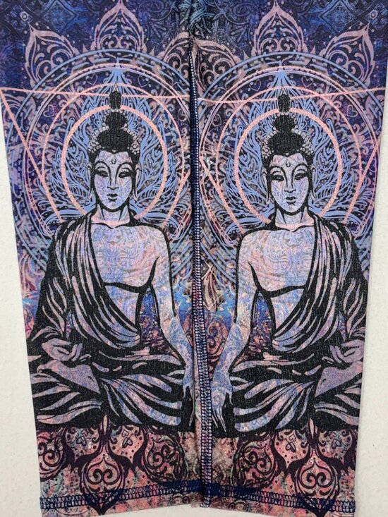 Evolution and Creation Pants - Evolution Creation Active Stretch Yoga Pants Women’s M Cropped Multi Color 23”